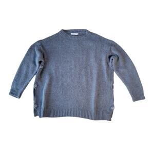 Mersea Paula Dolph Knit Sweater Button Side OS